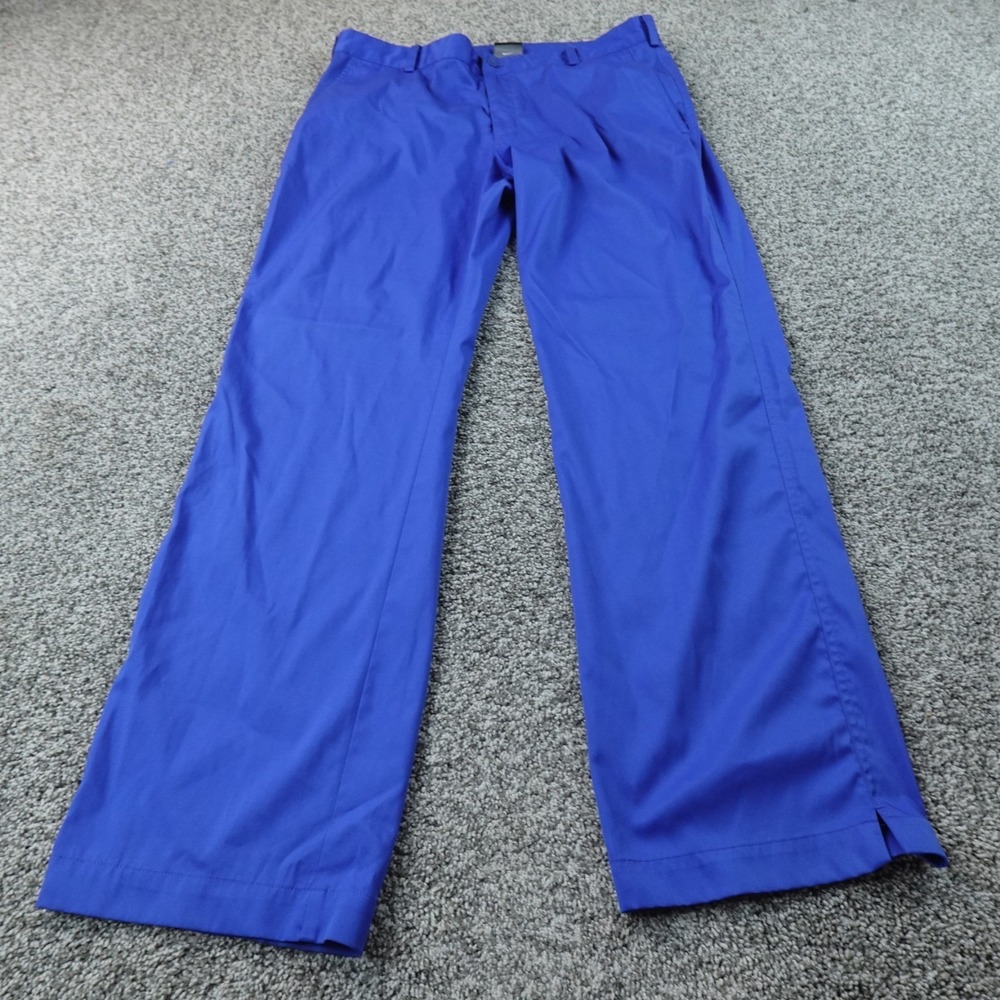 Nike Pants Mens 35X32 Blue Golf Tour Performance Dri Fit Chino Trouser Tech Work